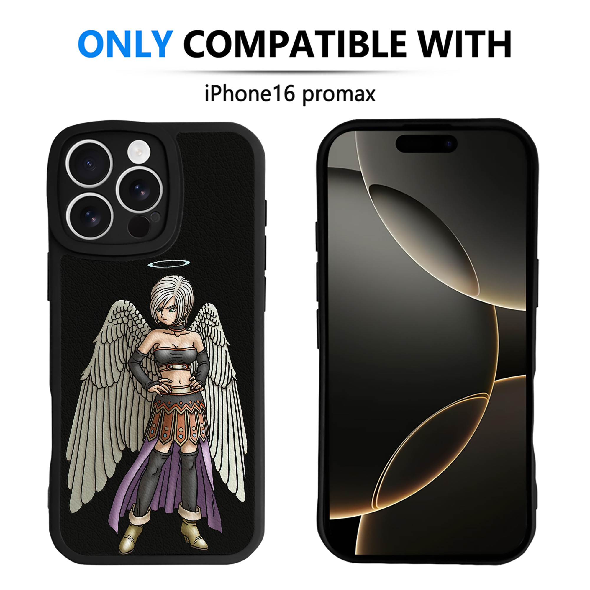 （画像用） ドラゴンクエスト Doragon Kuesuto Dragon Quest 【iPhone 16シリーズ対応】シリコンスマホケース（レザー調） 材質：シリコン